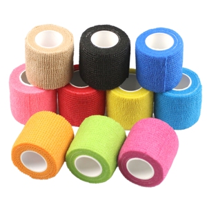 Venda elástica cohesiva autoadhesiva impermeable de 10 cm con logotipo personalizado, no tejida, para uso veterinario, certificada CE, 4.5 m - Product Image 2