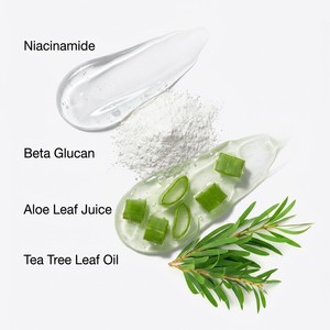 Nettoyant doux aux acides aminés avec <span class=keywords><strong>aloe</strong></span> <span class=keywords><strong>vera</strong></span> biologique et niacinamide, soin hydratant apaisant pour le visage, pour peaux sèches, 100 ml - Product Image 2