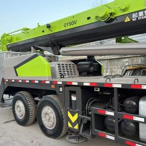 รถเครนไฮดรอลิก 50 ตัน รุ่น ZOOMLION QY50V ใหม่/มือสอง จากจีน ยี่ห้อชั้นนำ ขายตรงจากโรงงานในเซี่ยงไฮ้ - Product Image 1