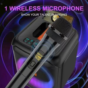 Sistema de Altavoces Inalámbricos para Exteriores con Potente Subwoofer y Luces LED RGB para Grandes Fiestas de <span class=keywords><strong>Karaoke</strong></span> - Product Image 3