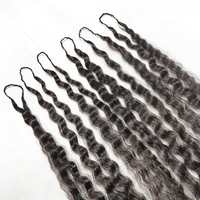 Extensions de cheveux humains Remy au crochet de 30 pouces, double trame, sans nœuds, pré-séparées, lisses crépus, nœuds invisibles, toutes utilisations