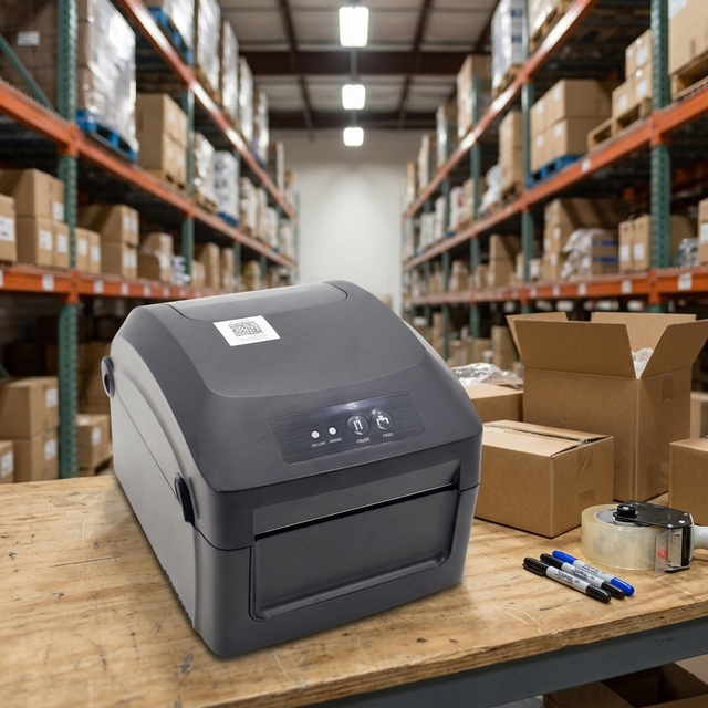Factory Wholesale 110mm Thermal Label Printer Wireless USB/ Shipping Sticker Printer for Logistics Retail Chain Stock