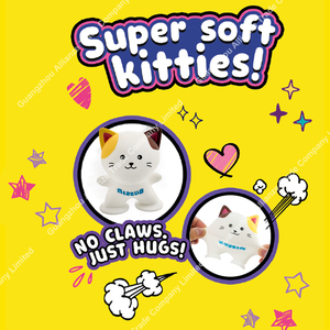 4 Estilos de Juguetes de Gato Súper Suaves para Descompresión, Muñecos de Gato TPR con Ventosa, Juguetes Blandos de Gato Elásticos para Apretar - Product Image 4