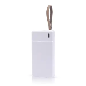 Portable Charger 30000mAh Power Bank Fast Charging PD 22.5W Charger with 3A USB-C Cable Slim Light Power Pack fast charging