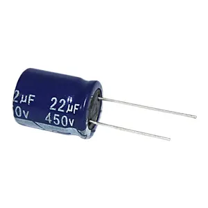 Latest Hot Selling High Temperature Resistance 22Uf 450V Aluminum Electrolytic Capacitor