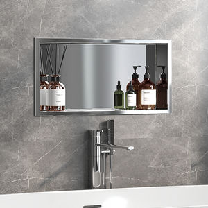 Organizer Rack Bathroom Stainless Steel Toilet Recessed Shower Niches Shelves Organizer Rack For Bathroom Appliances Storage Caddy Hanging Wall Holders