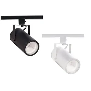 Alloggiamento di vendita caldo 5W 7W binario regolabile soffitto cilindro rotondo montaggio superficie pista luce