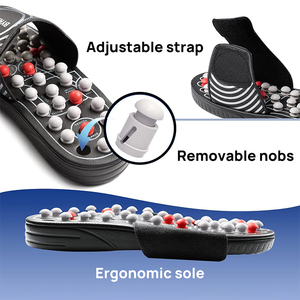 Ciabatte <span class=keywords><strong>per</strong></span> <span class=keywords><strong>Massaggio</strong></span> con <span class=keywords><strong>Pietre</strong></span> <span class=keywords><strong>di</strong></span> <span class=keywords><strong>Giada</strong></span> Naturale <span class=keywords><strong>per</strong></span> Fascite Plantare, Ciabatte <span class=keywords><strong>per</strong></span> la Circolazione Sanguigna e la Cura della Salute dei Piedi - Product Image 3