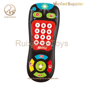 Unisex เด็กไฟฟ้าทีวีรีโมทคอนโทรลโทรศัพท์มือถือของเล่นต้นดนตรีการเรียนรู้ภาษาเด็กทารกของเล่นพลาสติก - Product Image 3