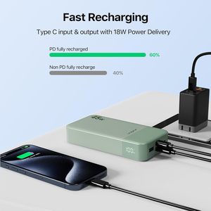Batería Externa de 20000mAh con Carga Rápida PD de 45W para Venta en Línea |   USB-C QC3.0 |   para iPhone 15/Samsung/Laptop - Product Image 6