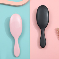 Brosse à cheveux de massage du cuir chevelu humide et sec en gros d'usine manche en plastique peigne de coiffure professionnel pour femmes cheveux bouclés