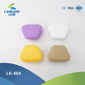 Portable <b>Denture</b> Case LK-404 Plastic Trapezoidal Storage <b>Box</b> For Adult Orthodontic Use - Product Image 5