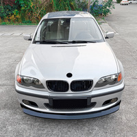 Spoiler avant ABS pour BMW Série 3 E46 M Sport 1998-2005, motif fibre de carbone, modification extérieure transfrontalière