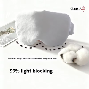 Antifaz <span class=keywords><strong>para</strong></span> <span class=keywords><strong>Dormir</strong></span> de Algodón Orgánico Ecológico con Logotipo Personalizado, 100% Algodón, Antifaz <span class=keywords><strong>para</strong></span> <span class=keywords><strong>Dormir</strong></span> con Correa Ajustable - Product Image 6