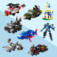 Blocs de construction, jouets éducatifs pour enfants, assemblage, petites pièces, thème voitures, plastique ABS, unisexe