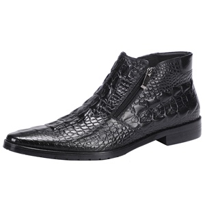 Chaussures en cuir de vachette véritable haut de gamme, chaussures habillées en cuir pour hommes - Product Image 6