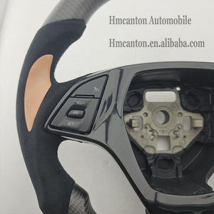 Volant de direction en Alcantara carbone mat à prix de gros pour Chevrolet Camaro - Product Image 4