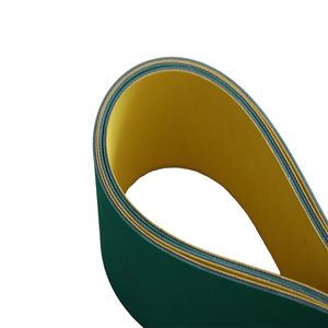 Industriële Nylon Rubber Transportband Voor Transportsysteem, Geelachtig Groene Nylon Sandwich Transportband - Product Image 4