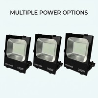 Reflector LED Impermeable IP65 de 100W 150W 200W para Iluminación de Jardín Exterior con Ángulo de Haz de 120° y 3 Años de Garantía