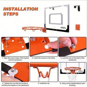 Custom logo Over the <b>Door</b> Mini Kids Basketball Hoop with Ball and Breakaway <b>Spring</b> Rim - Product Image 5