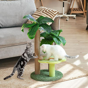 Produsen kustom pohon kucing asli Modern penjualan terbaik grosir Sisal kucing menggaruk Post Scraper Platform untuk kucing kecil - Product Image 5