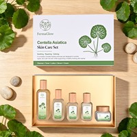 Coffret de Soins Réparateurs Apaisants à la Centella Asiatica Fermentée pour Peaux Abîmées par les Corticostéroïdes, Antioxydant et Renforçateur de Barrière Cutanée