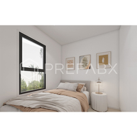 Maison Conteneur PrefabX Classic-A de 20 pieds Entièrement Configurée Prix Compétitif Maison Verte Imperméable pour Utilisation en Appartement