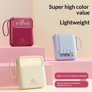 Batterie externe portable mini autonome en PVC, <span class=keywords><strong>10000</strong></span> mAh, grande capacité, personnalisable avec impression de logo – Meilleures ventes - Product Image 2