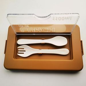 Boîte à lunch pour enfants de haute qualité, boîte à lunch sécurisée, grande capacité, compatible micro-ondes, ultra légère, récipient alimentaire en plastique compatible micro-ondes - Product Image 5