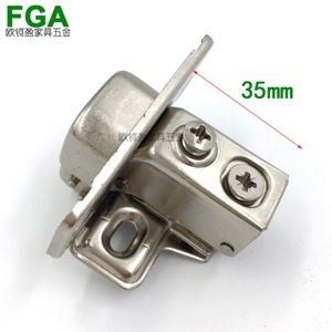 Bisagras de Acero de 35 mm con Cierre Suave para Muebles, Acabado Níquel, Estilo Americano, Bisagra Hidráulica para Muebles de Cocina y Sala de Estar - Product Image 2