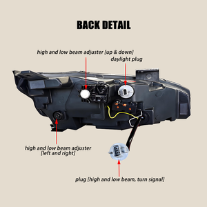 อุปกรณ์เสริมไฟหน้ารถยนต์ SINDAR Auto RGB สำหรับ Honda Civic ปี 2016-2022 รุ่นที่ 10 ซีดาน แฮทช์แบ็ค <span class=keywords><strong>TypeR</strong></span> <span class=keywords><strong>2020</strong></span> อะไหล่ไฟหน้า LED ปี 16-22 - Product Image 4