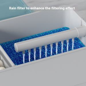 Nieuwe Aankomst Topfilter <span class=keywords><strong>Aquarium</strong></span> 4 In 1 Met Aquariumfilterspons En Uitschuifbaar Voor Verschillende Tankgrootte - Product Image 3