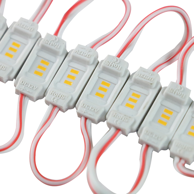 Mini Korea Led Injection Module 12v 3leds 1.2W 1.5W Channel Blister Letters Advertising Box Outdoor Smd 3014 Led Module