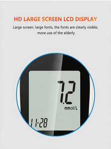 Medidor de Glucosa en Sangre <span class=keywords><strong>para</strong></span> el Hogar con Operación de un Solo Botón, Dispositivo de Grado Médico <span class=keywords><strong>para</strong></span> Monitoreo Diario de Glucosa en Sangre en Ancianos y Embarazadas - Product Image 3