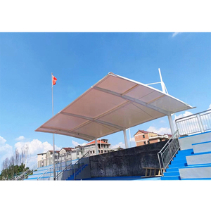 Tente de protection solaire et imperméable pour gradins de stades et terrains de sport, conception personnalisée en usine - Product Image 6