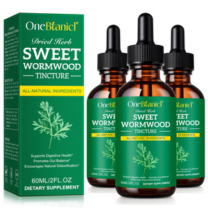 Gotas Orgânicas de Artemísia Doce OneBtanicl para Suporte Digestivo e Limpeza do Corpo, Detox do Intestino, Gotas Líquidas de Artemísia Doce - Product Image 1