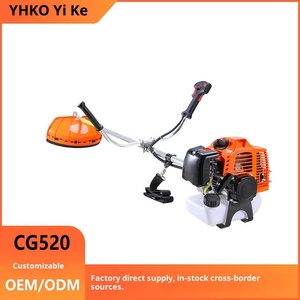 Công suất cao 52cc hai thì 2 cấp công nghiệp xăng máy cắt cỏ xách tay 44-5f side-treo bàn chải cắt động cơ Powered chuỗi - Product Image 3