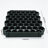 Grille de pavage en béton perméable de haute qualité 300mm*300mm*30mm, grille alvéolée pour gazon, pour aéroport ou aérodrome