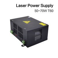 Catu Daya Laser HY-T60 untuk Tabung Laser Co2 1200CL 60w Mesin Pemotong Laser Sumber 110/220V dengan Layar LCD Pengukur Arus