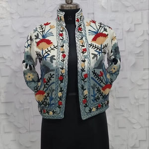 Chaqueta larga Tie Dye Suzani TNT para mujer, estilo bohemio, gitano, Crewel, ideal para primavera, festivales, regalo especial. - Product Image 1