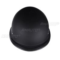Casque de moto vintage allemand M/L/XL, casque de scooter, casque de cruiser, casque demi-face, casque de moto noir brillant, style automobile noir