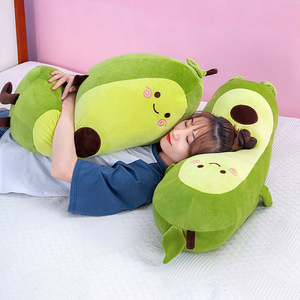 Peluche avocat best-seller, adorable jouet fruit vert, coussin de sommeil unisexe, rembourrage en coton PP, pour 8-13 ans, vente en gros - Product Image 3