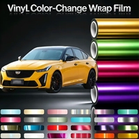 Vinyl Wrap Self Healing Hydrophobic Color Change PPF Warna Kustom Langsung dari Pabrik Semua Warna Tersedia Film Pelindung Cat Berubah Warna