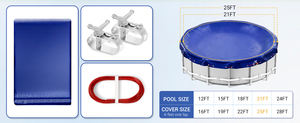 Couverture de <span class=keywords><strong>piscine</strong></span> en PVC personnalisable, conçue en usine, pour intérieur/extérieur, couverture de <span class=keywords><strong>piscine</strong></span>, tente de <span class=keywords><strong>camping</strong></span> en plein air - Product Image 3