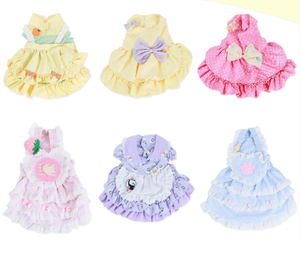 Vestido de Princesa para Mascotas Ropa para Perros Nueva Colección Primavera y Verano Estilo Lolita Ins con Encaje - Product Image 1