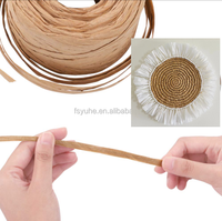 Grand rouleau de papier corde de Raphia 5mm 6mm 7mm bricolage papier tressé cordes de Raphia pour sac/chapeau/panier de Crochet