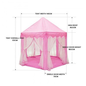 Bambino che gioca giocattolo regalo Princess Girl's Castle Play House bambini piccola casa tenda per bambini portatile gioco per bambini tenda playhouse - Product Image 5