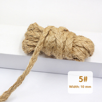Offre Spéciale bonne qualité 40mm rustique Nature toile de jute ruban/jute ruban pour emballage cadeau arcs dentelle ruban