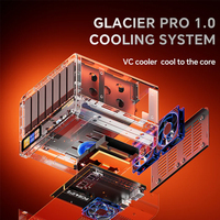 Servidor NAS Personalizado con Pantalla Personalizada y AMD 8845HS para Oficina Corporativa, Nuevo Almacenamiento en Red NAS, Copia de Seguridad de Archivos, Almacenamiento NAS