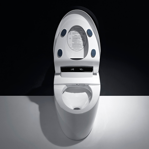 Hot bán tự động phòng tắm closestool tầng gắn thông minh thông minh Điện nhà vệ sinh bát tự động tuôn ra chân cảm biến thông minh nhà vệ sinh - Product Image 4